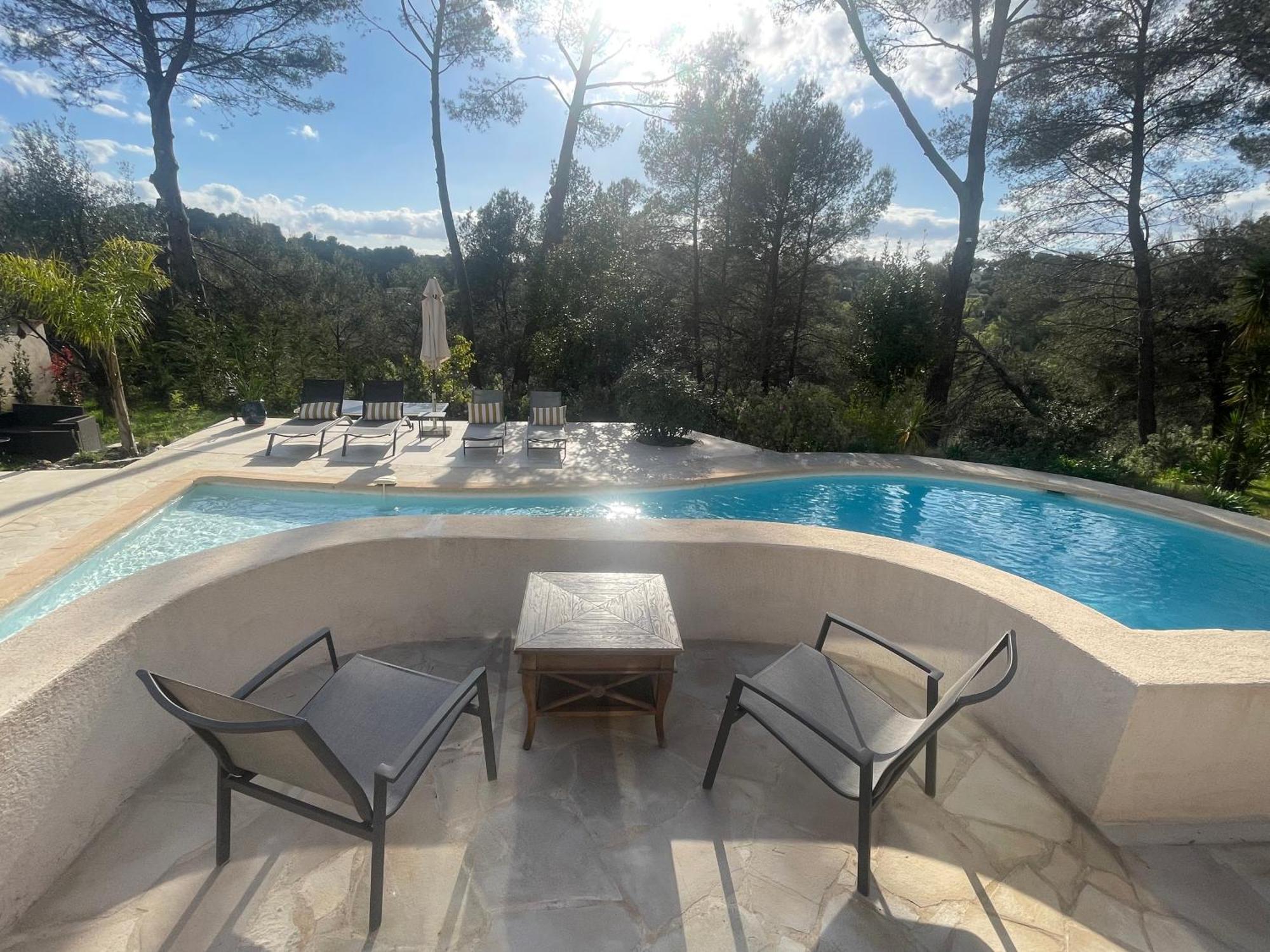 La Villa Des Carriers- Maison Avec Piscine Proche Mer Roquefort-les-Pins Exterior foto